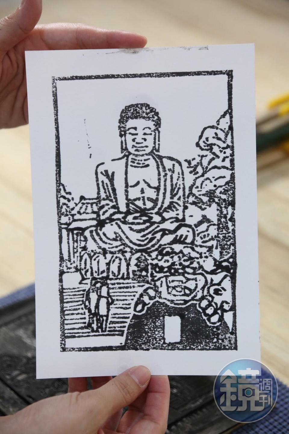 親自完成的「八卦山大佛」可帶回家作紀念。