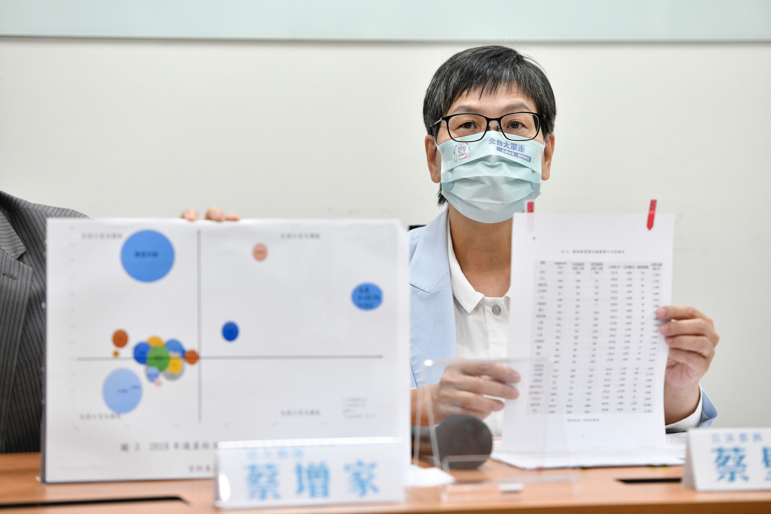 蔡壁如強調她辭去立委並非論文有問題，而是她要公開承擔，樹立新政治的典範。