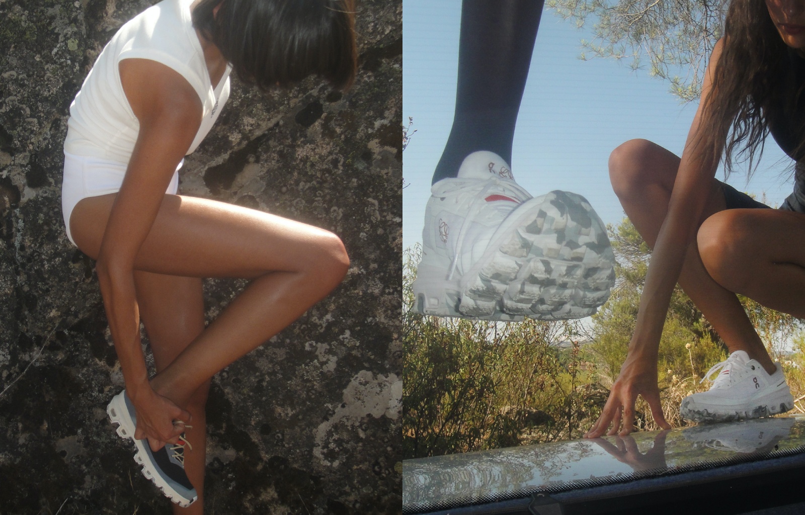 LOEWE X On 限量Cloudventure跑鞋，設計上適合戶外活動及都市生活。（LOEWE提供）