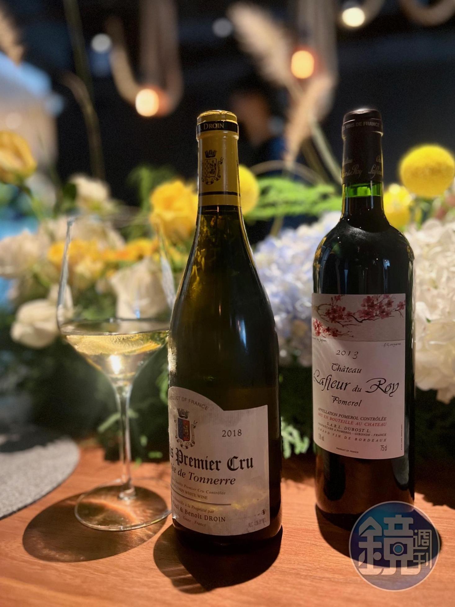 搭餐酒也符合女王喜愛的花卉元素,於香氣上呈現皇室的典雅氛圍。