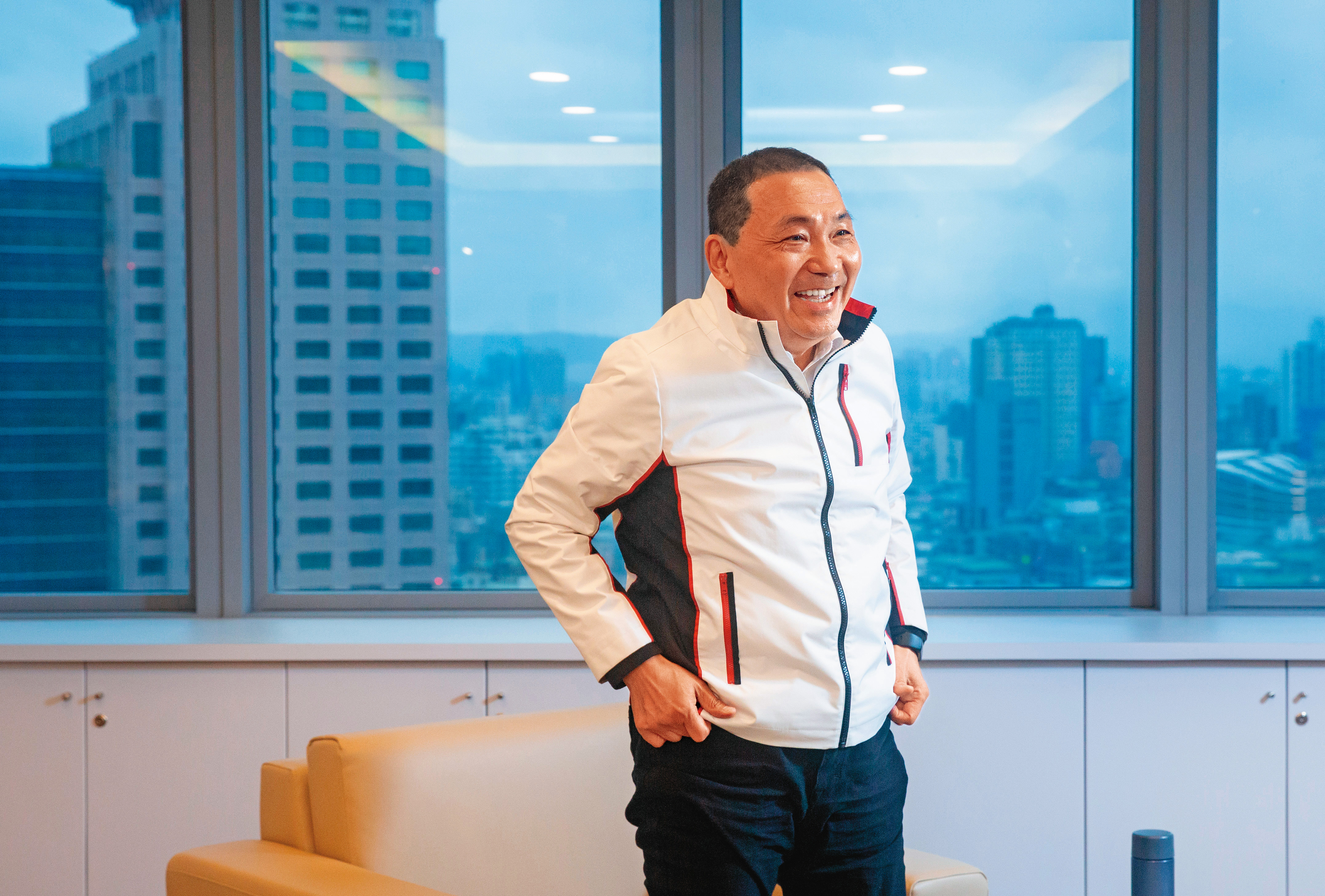 侯友宜13日接受本刊專訪，強調選戰最後關頭，他會盡力闡述政見理念，讓市民看到。