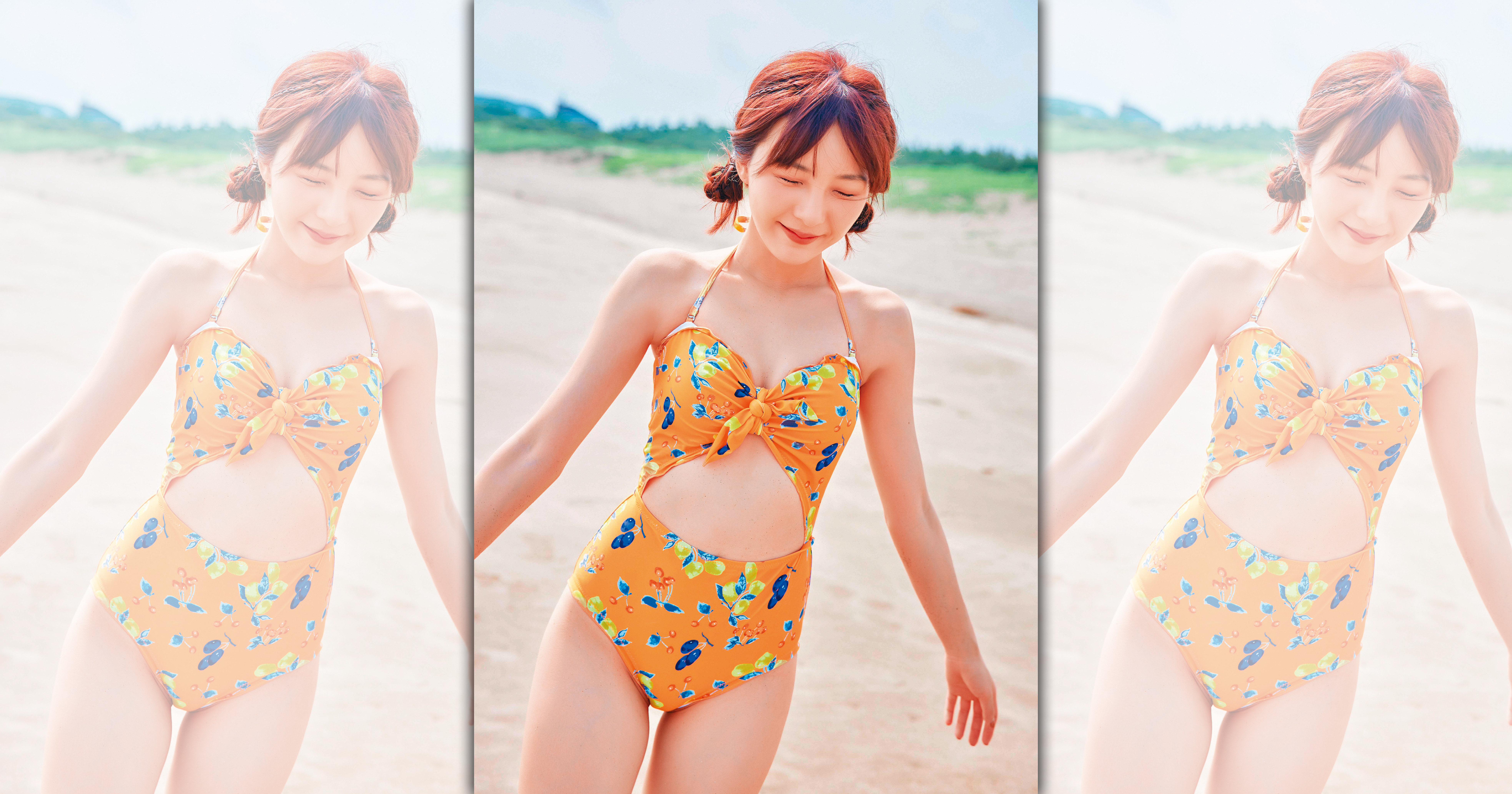 林可自掏腰包20幾萬元發行《可。已愛》寫真，在花蓮和北海岸取景拍攝。（iWIN曖維多媒體廣告行銷提供）