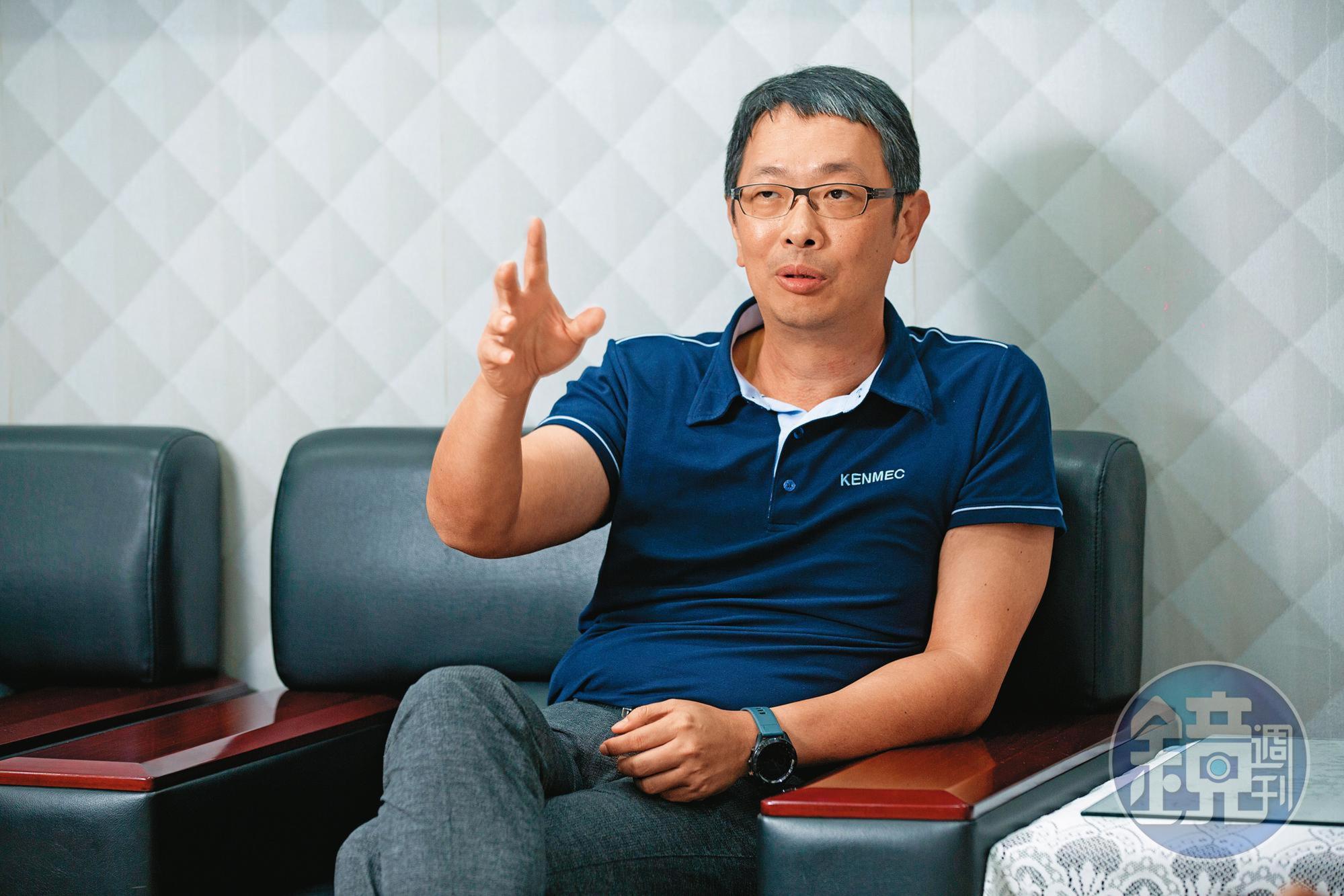 受缺工衝擊,製造業導入工業機器人已是生產製造必要環節,就連廣運都在去年導入三套機器手臂。(廣運集團執行長謝明凱)