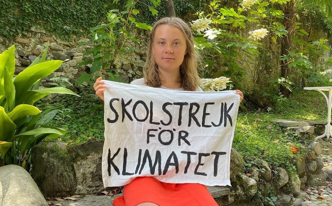 瑞典「環保少女」童貝里接受英國《BBC》專訪表示未來將不會從政。（翻攝自Greta Thunberg臉書）
