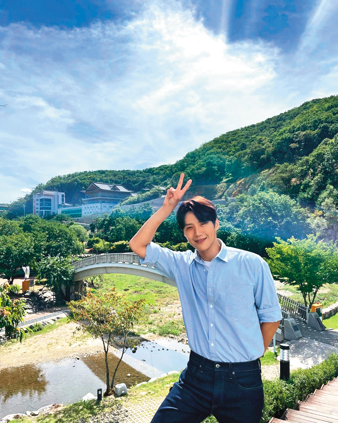 金宣虎走過醜聞風波，日前全面復出拍戲。（翻攝自金宣虎IG）