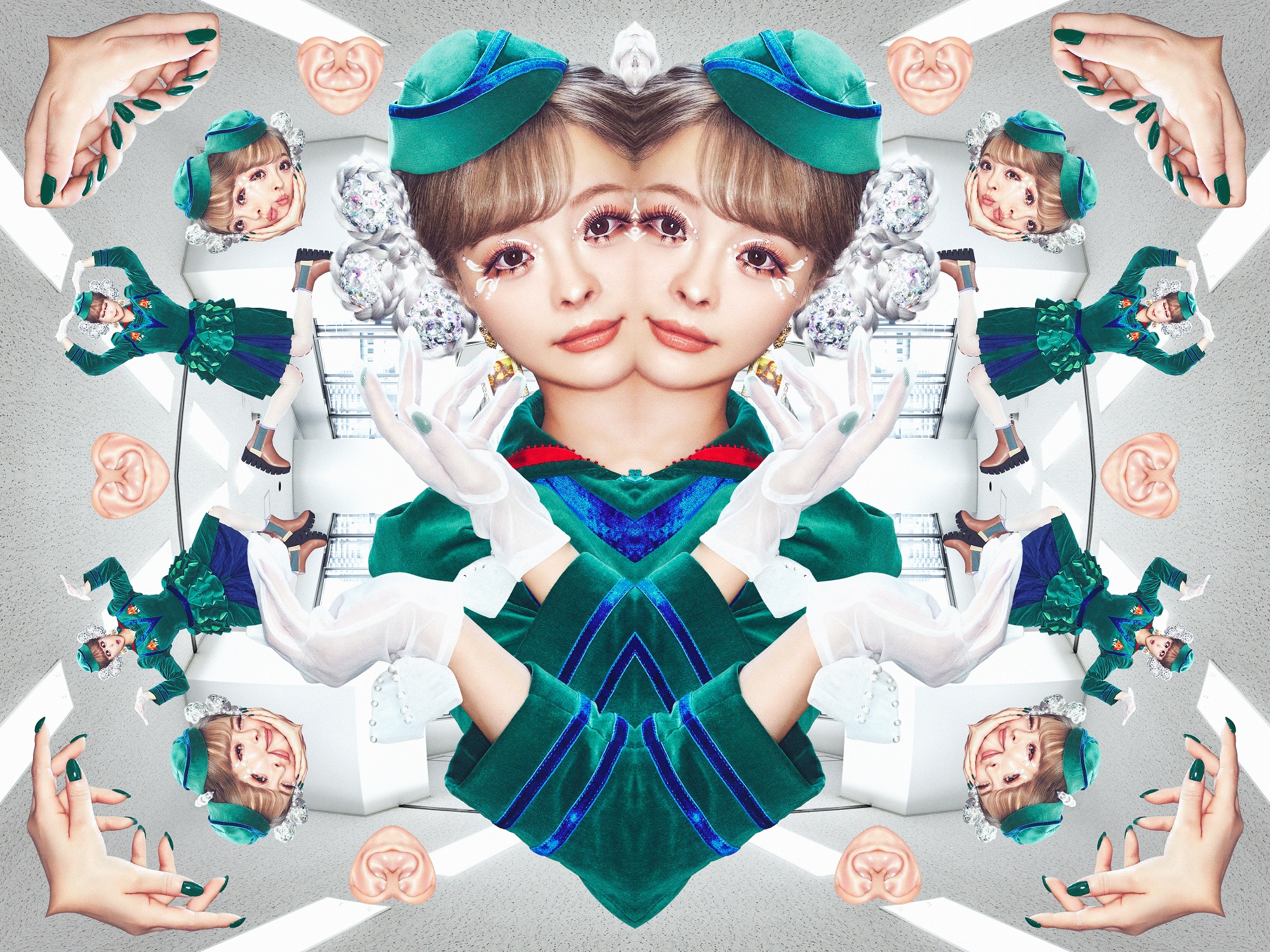 卡莉怪妞為新單曲〈一心同體〉嘗試難度極高的鏡子舞。（ASOBISYSTEM 提供）