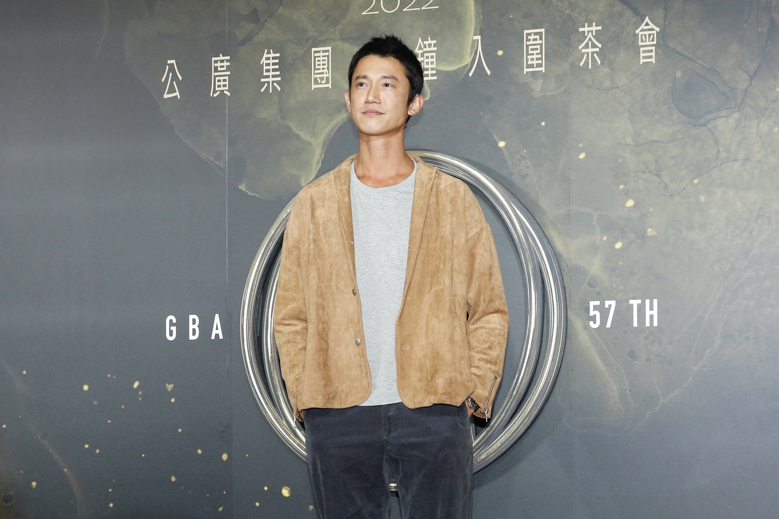 吳慷仁今天出席公廣集團入圍記者會。