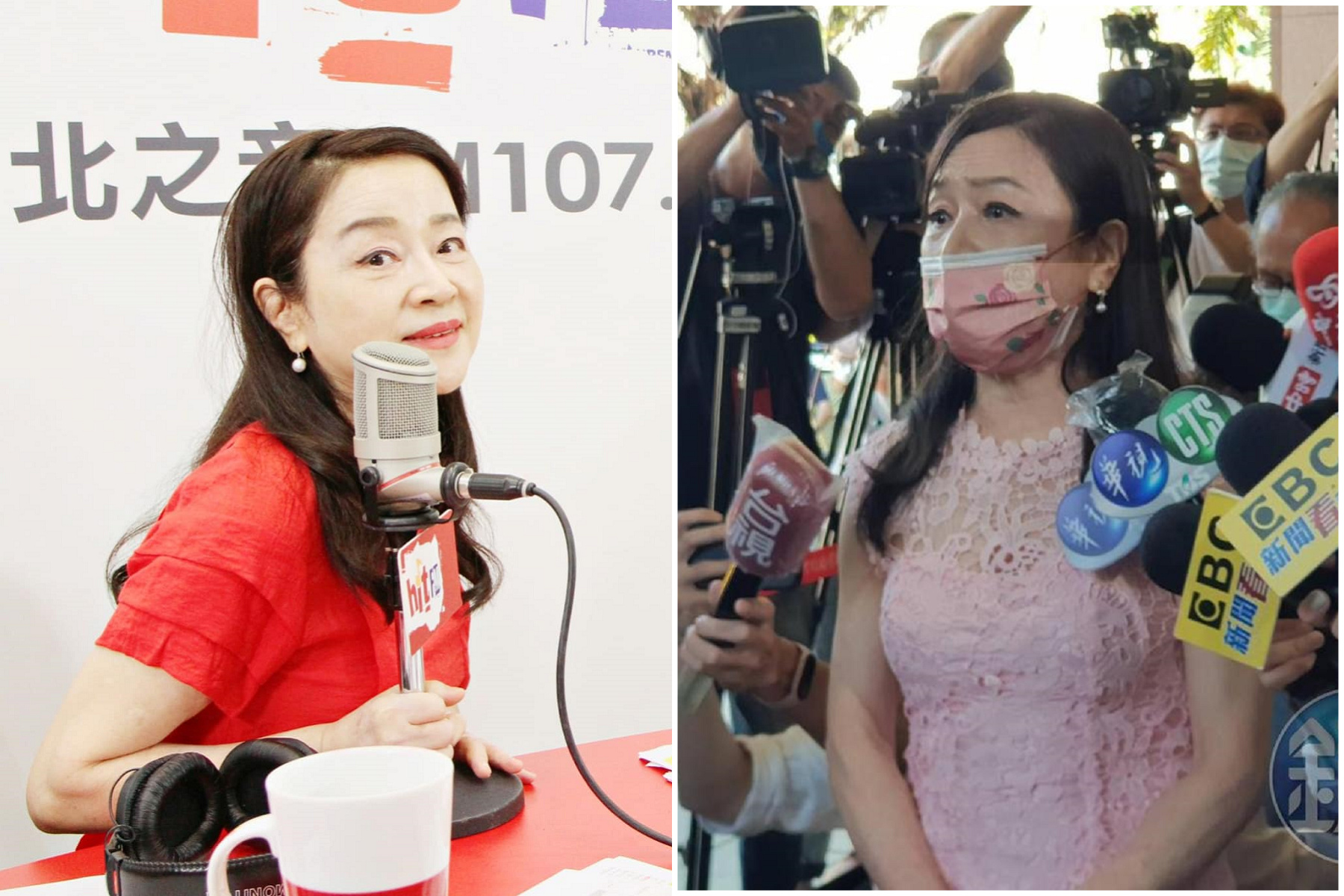 周玉蔻「歷經風浪」，今突談人生哲理：人言可畏。（翻自周玉蔻臉書+資料照）