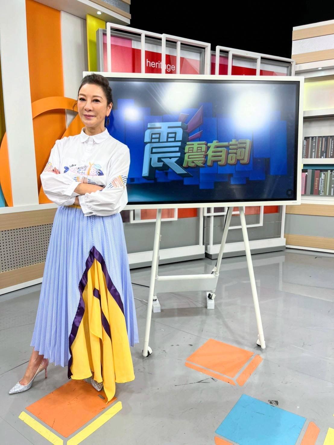 楊繡惠坦言現在對感情很灑脫。（高點提供）