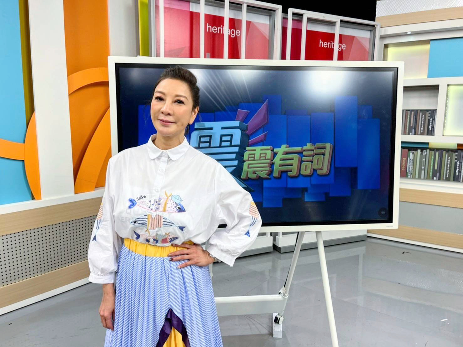 楊繡惠日前在臉書宣布「不拍八點檔、不錄製外景節目」。（高點提供）