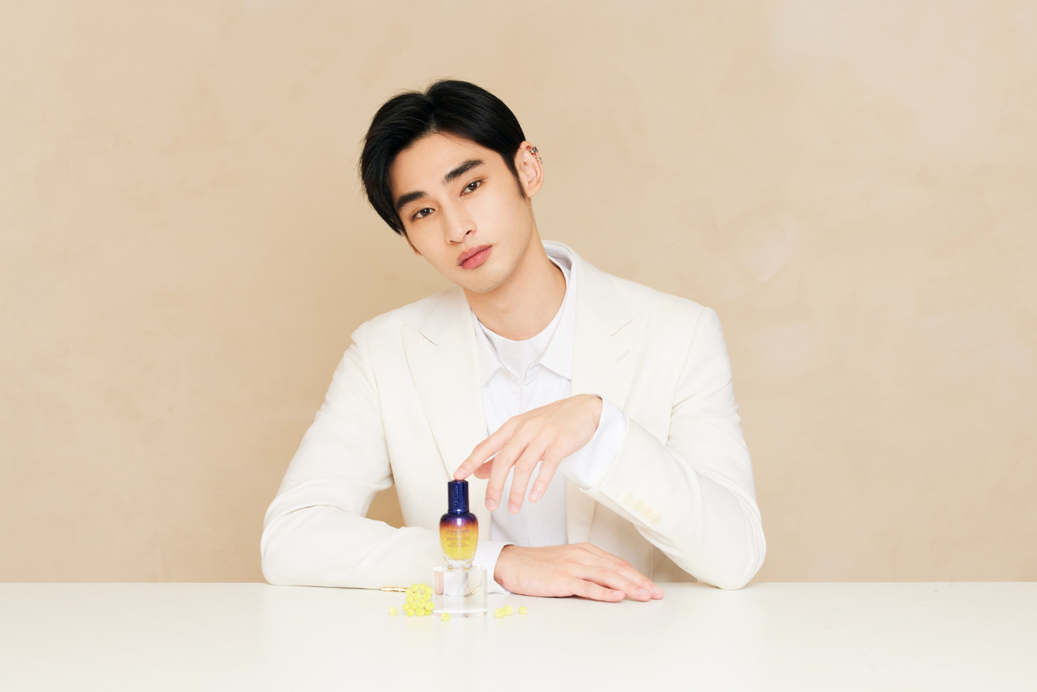 章廣辰擔任L'OCCITANE歐舒丹品牌大使。（歐舒丹提供）