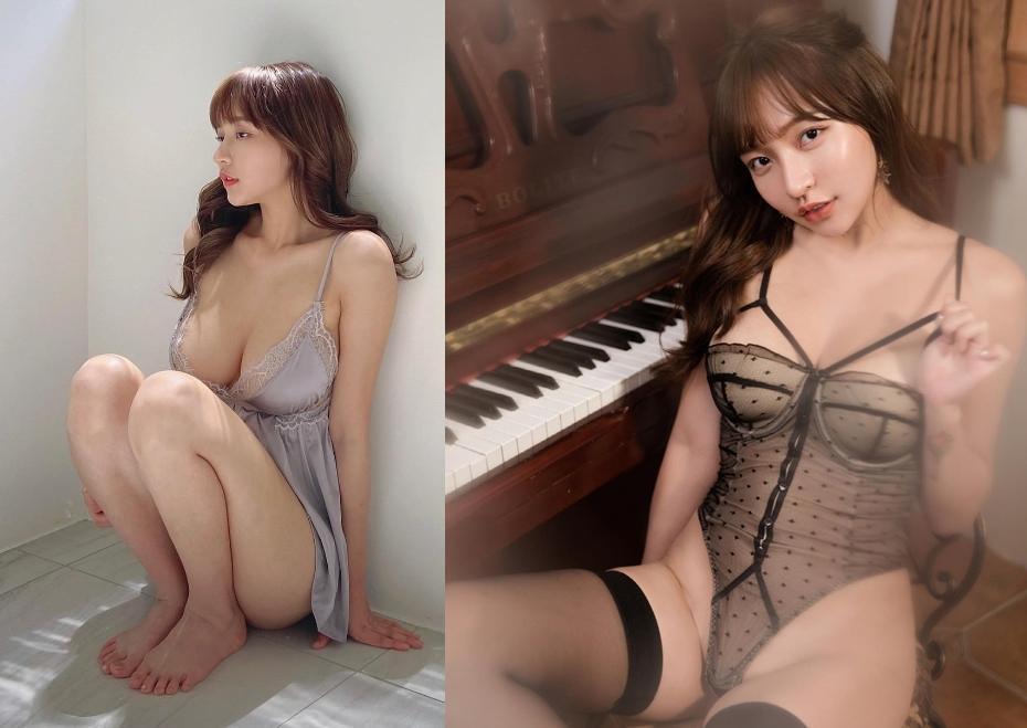 啦啦隊女神林襄話題不斷,近日上網路節目大聊寫真話題。(翻攝IG @95_mizuki)