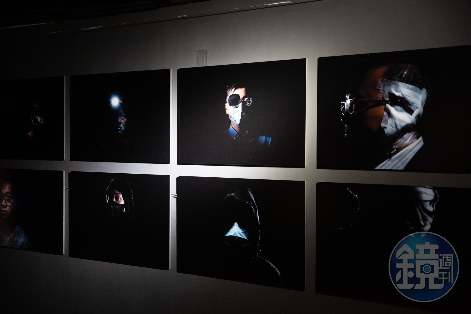 高仲明《港傷》系列攝影作品正在司改會台中辦公室空間展出,他盼系列作品能讓近年關於香港的討論加以延續,反思威權之下,自由與民主的珍貴。