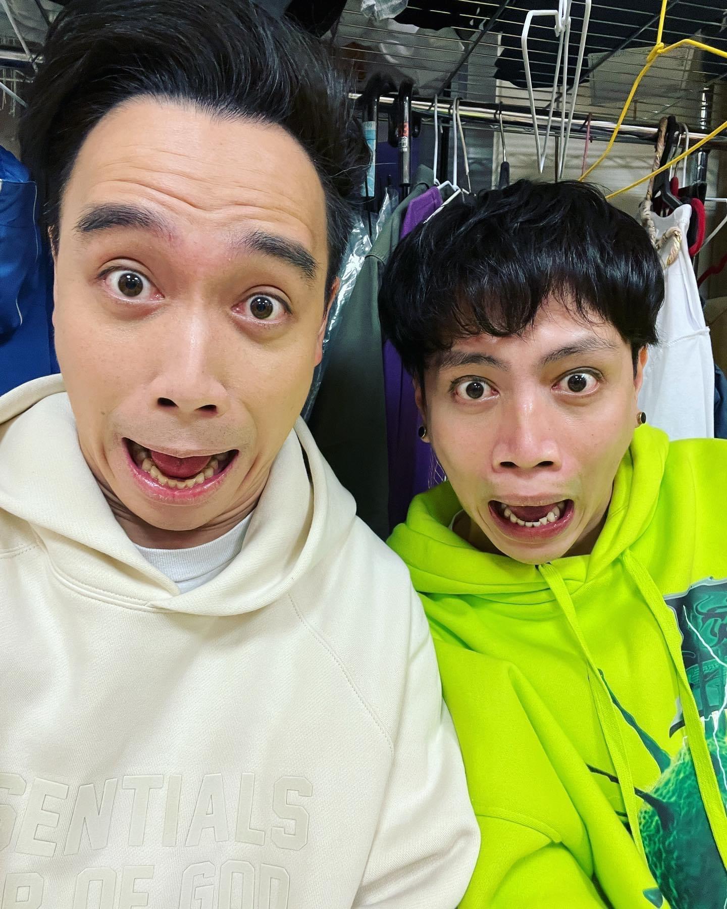 無尊也上傳一系列和鯰魚哥的合照。(翻攝自無尊臉書)