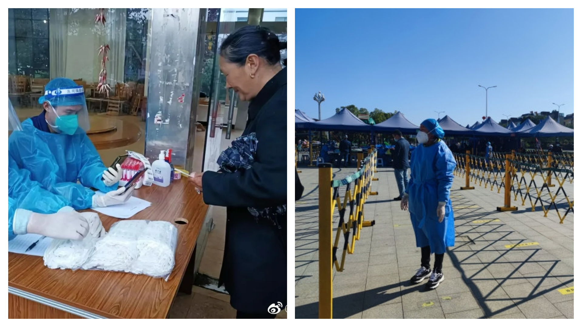 有知情人士透露，中國官員考慮鬆綁入境檢疫措施。（翻攝自微博）