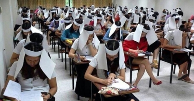 據悉歐蒂絲的靈感來自於泰國農業大學的防作弊措施。（翻攝自曼谷郵報）