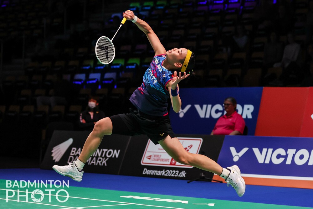 小戴以直落二方式拍下大堀彩，明日將對上好友「泰國一姐」依瑟儂。（翻攝自戴資穎臉書）