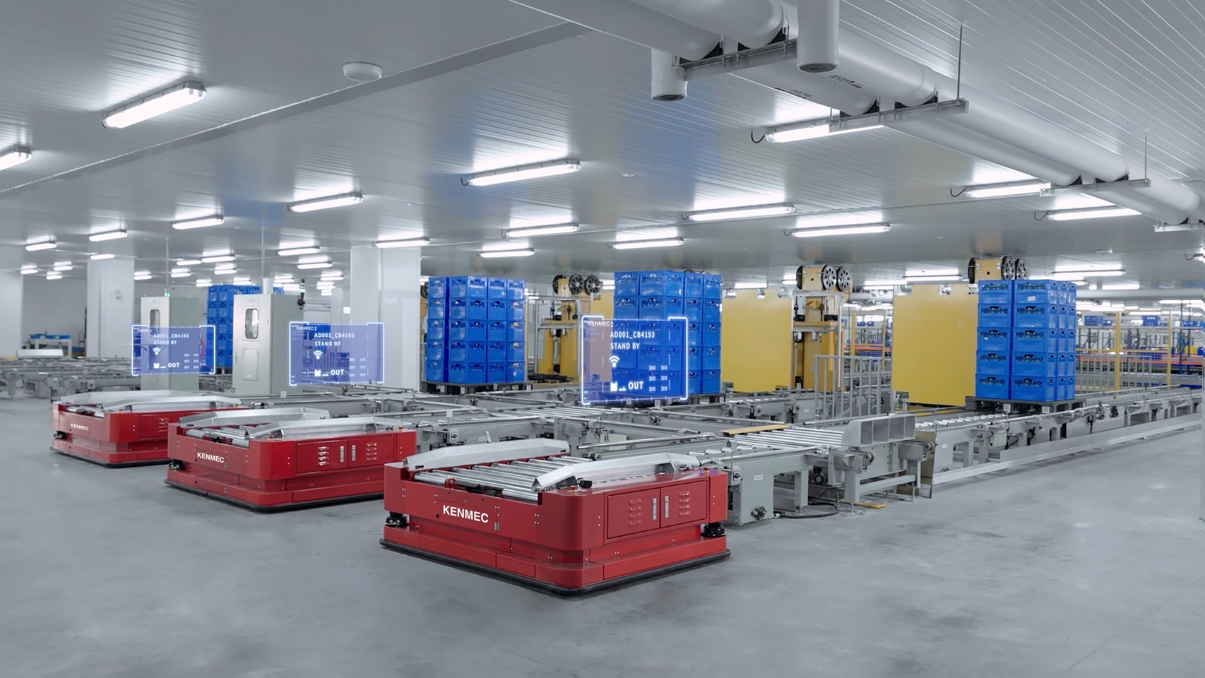 廣運用機器人搭配物流系統,助力零售/電商業優化配送流程,成功贏得全聯、蝦皮等業者芳心。(廣運機械提供)