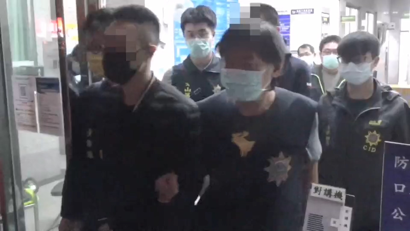 警方逮捕張男等9名嫌犯。（警方提供）