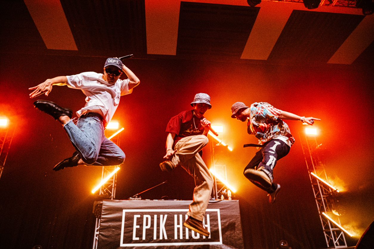 EPIK HIGH由Tablo、Mithra Jin、DJ Tukutz組成，舞台魅力超吸睛。（圓頂文化提供）