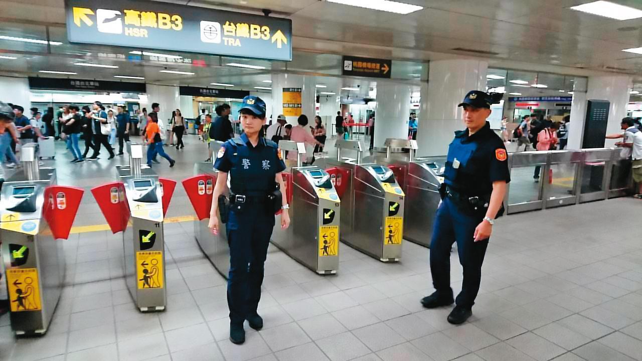 台北捷警隊提出防狼計畫,守衛搭乘捷運的民眾安全。(台北市警局提供)
