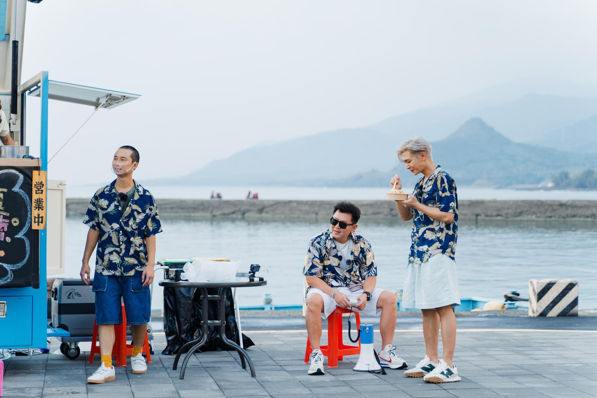 《嗨!營業中》即將在屏東開店左起浩子、庹宗康、炎亞綸。(好看娛樂提供)