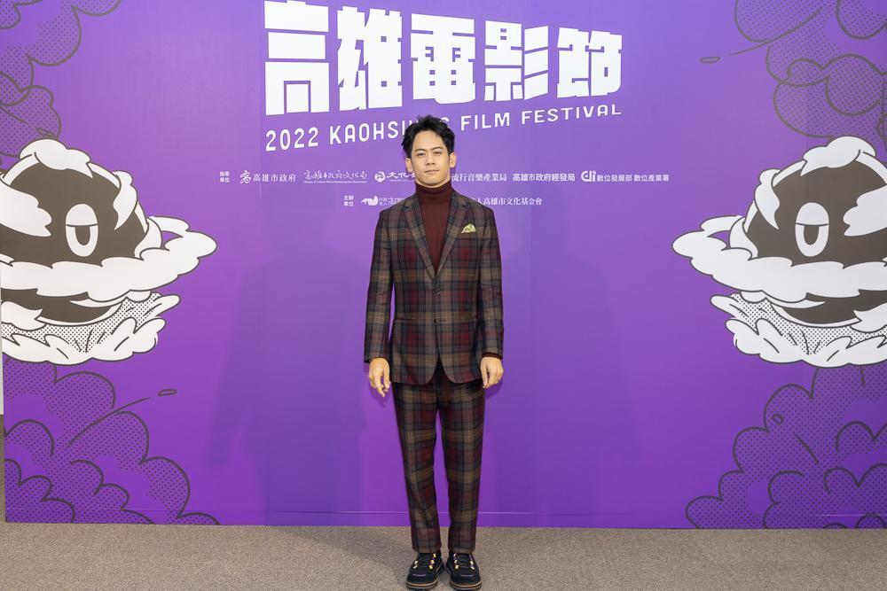 李淳證實升格人夫後首度公開露面，笑稱自己原本想找時間公開喜訊，沒想到手腳太慢被搶先。（高雄電影節提供）