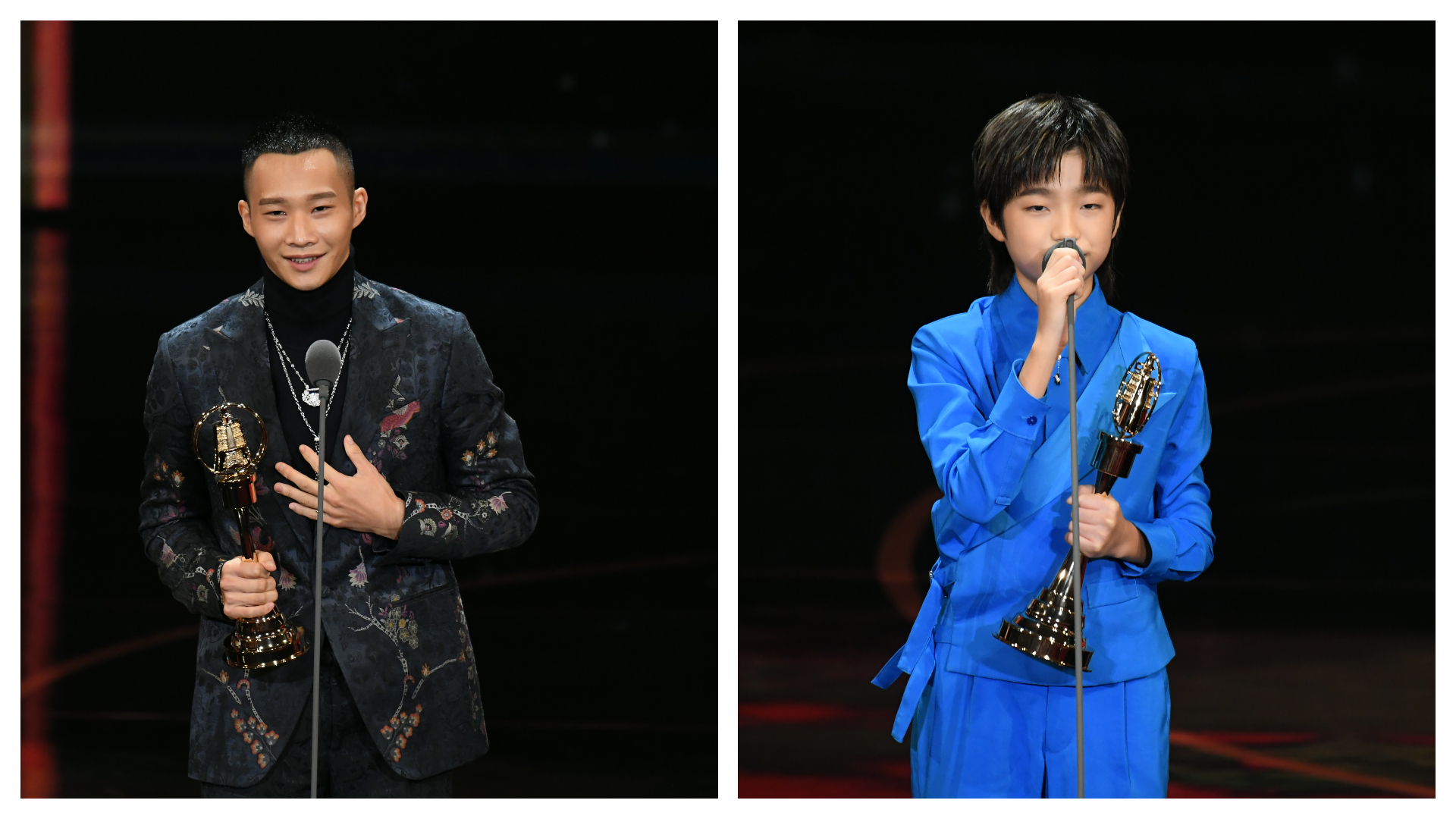 白潤音和黃冠智雙雙拿下迷你劇集最佳男配角獎。（三立提供）