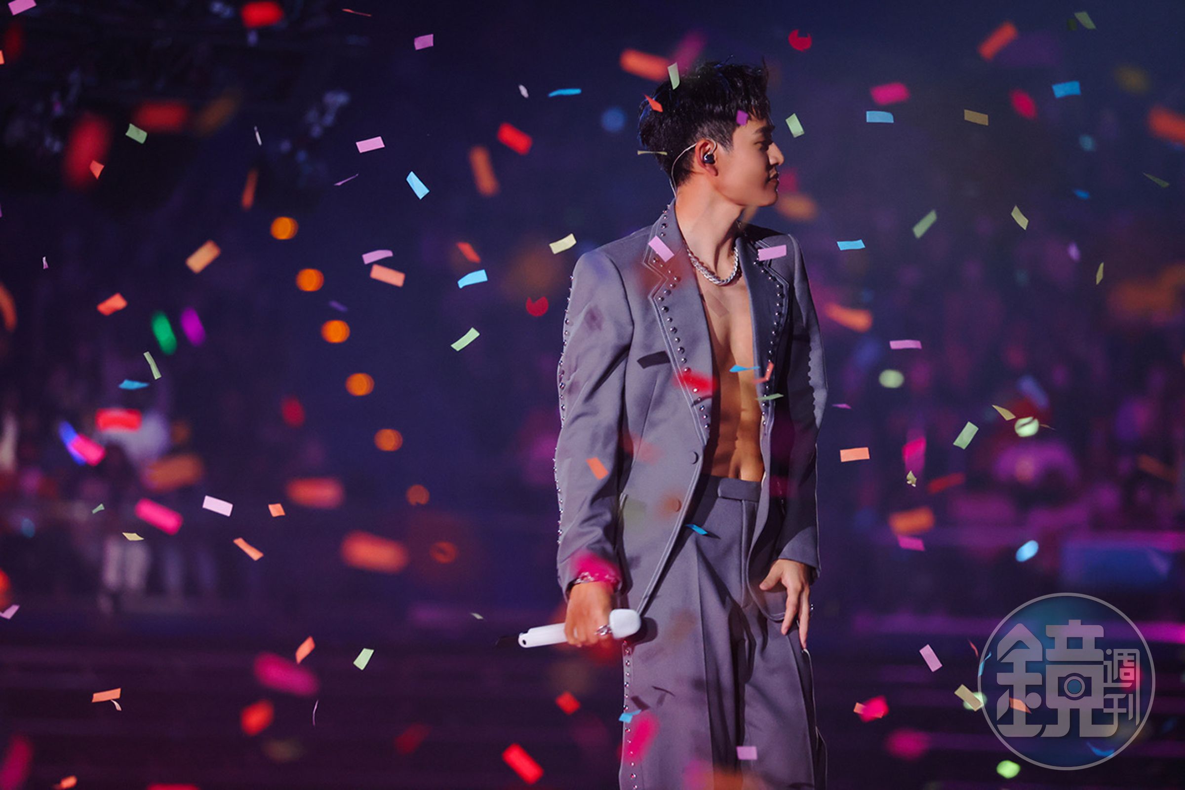周興哲《Odyssey旅程》巡迴演唱會台北站第二場，1.1萬個座位依舊座無虛席。（星空飛騰提供）