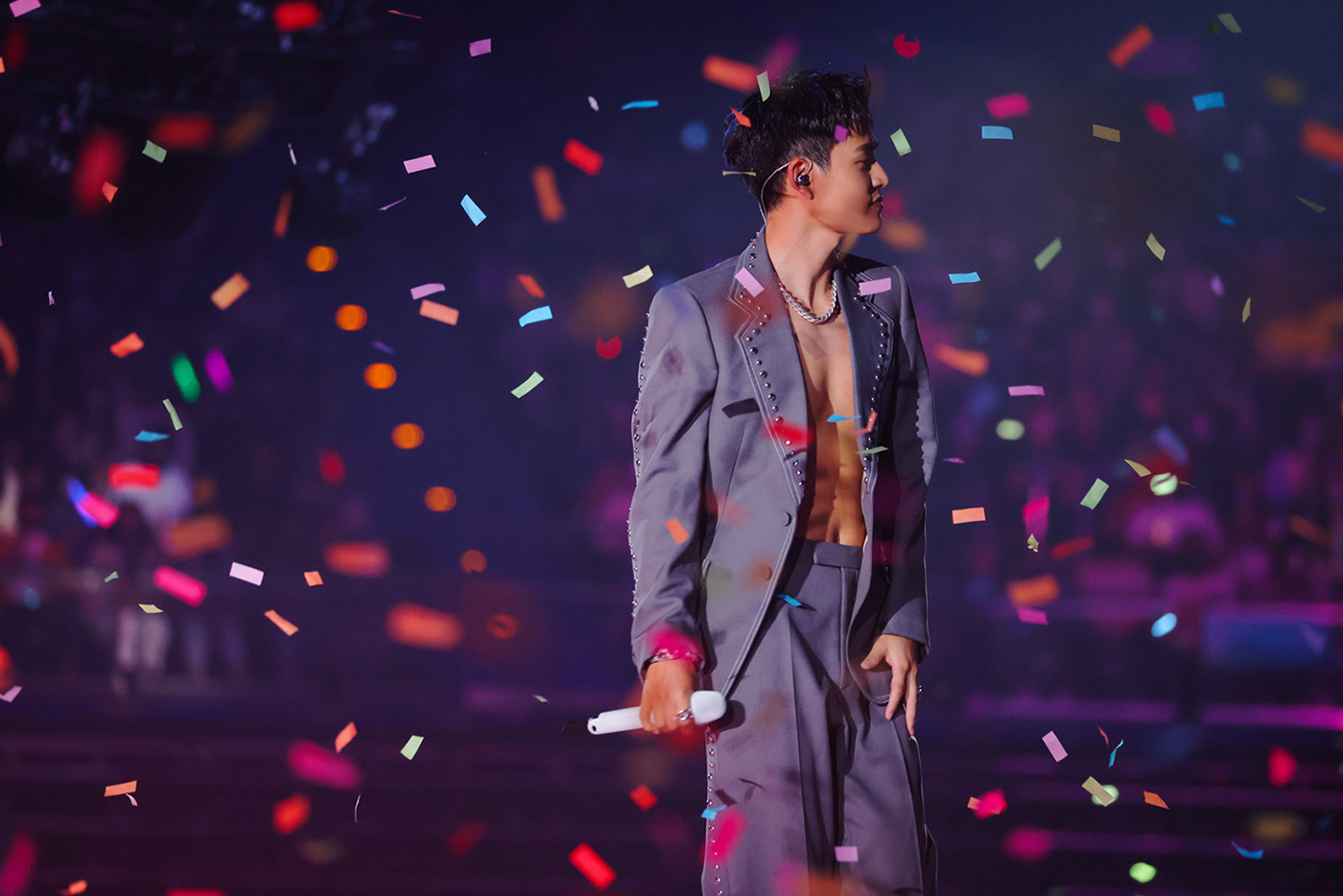 周興哲《Odyssey旅程》巡迴演唱會台北站第二場，1.1萬個座位依舊座無虛席。（星空飛騰提供）