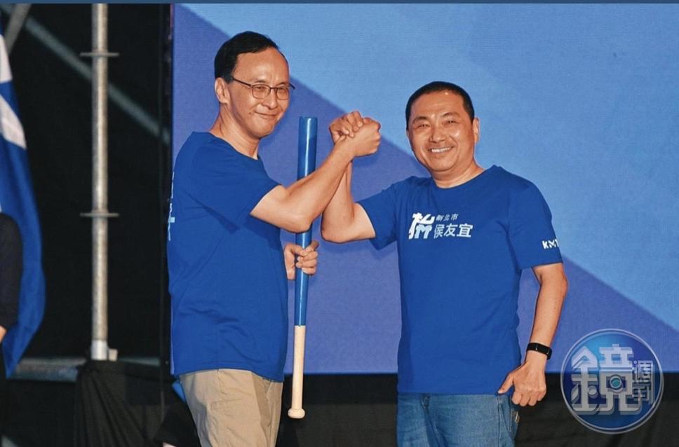 國民當主席朱立倫和新北市長侯友宜交情深,侯友宜一直感恩朱立倫的知遇之恩。