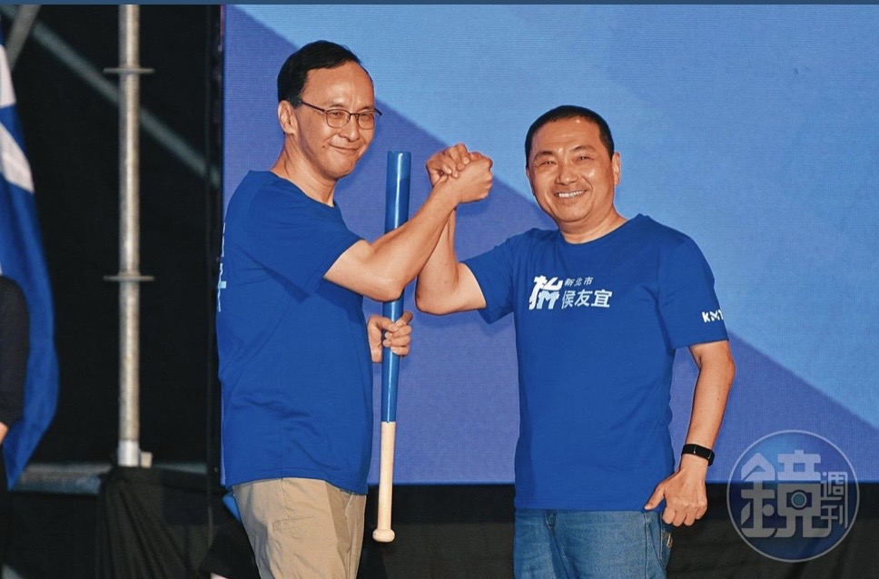國民當主席朱立倫和新北市長侯友宜交情深,侯友宜一直感恩朱立倫的知遇之恩。