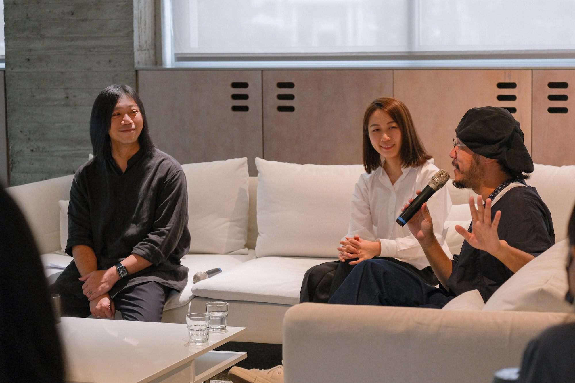 瑪莎、邵雅曼、方序中日前驚喜現身親自導覽。（相信音樂提供）