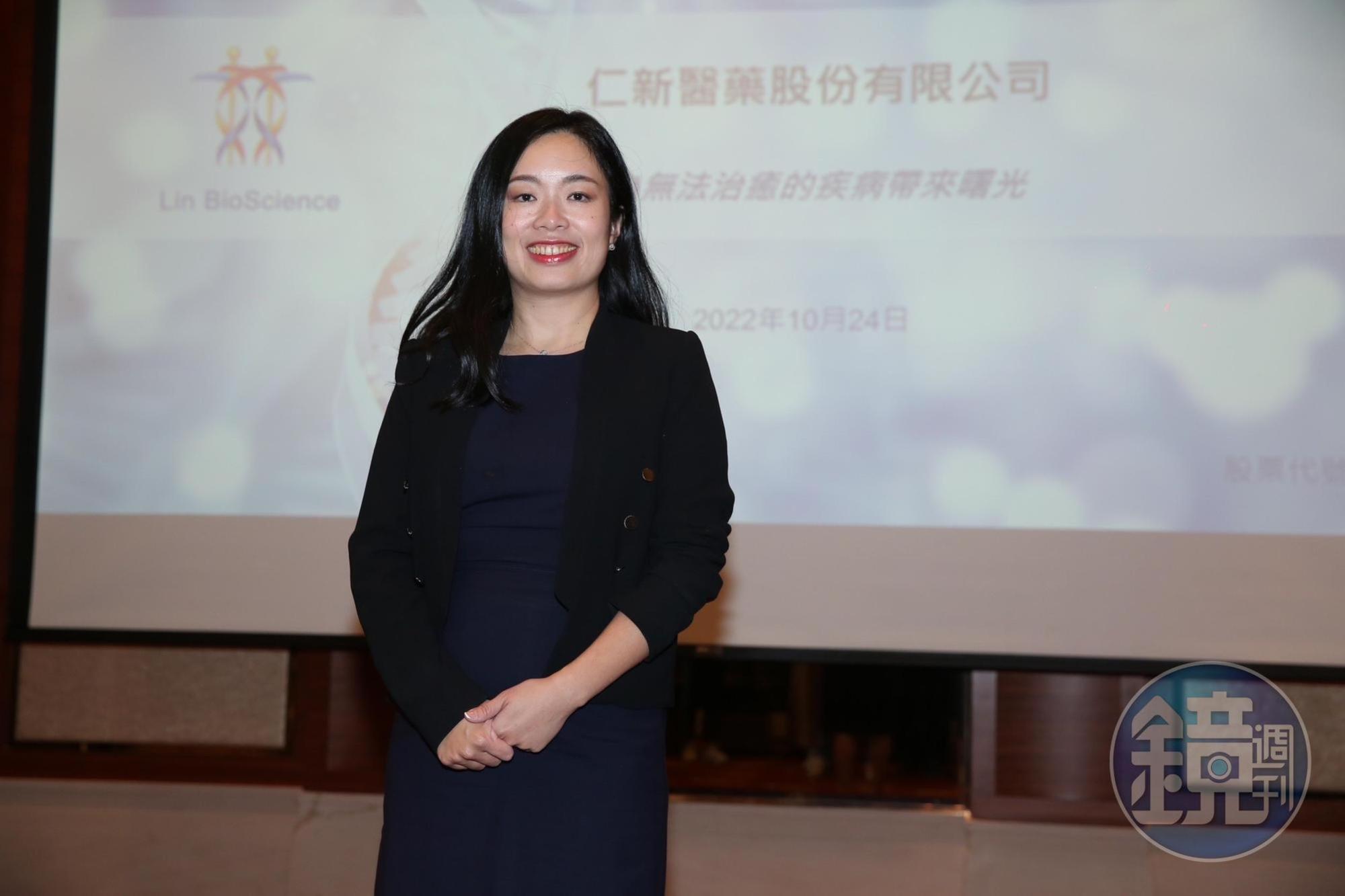 仁新醫藥總經理王正琪博士表示,旗下用於治療斯特格病變的LBS-008,臨床數據表現優異,吸引國際藥廠關注,洽談授權合作。