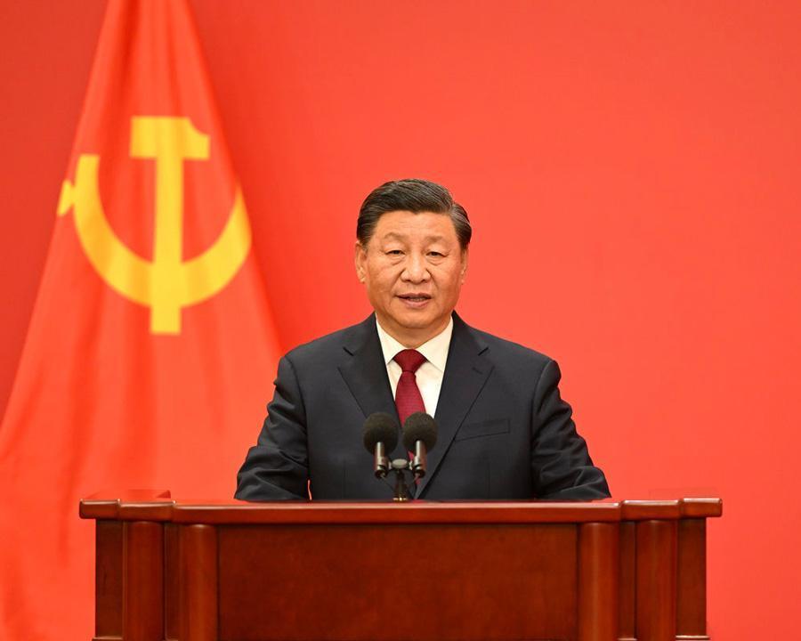 對於習近平再次獲選為中共中央總書記,北京人民似乎不意外。(翻攝自人民網)