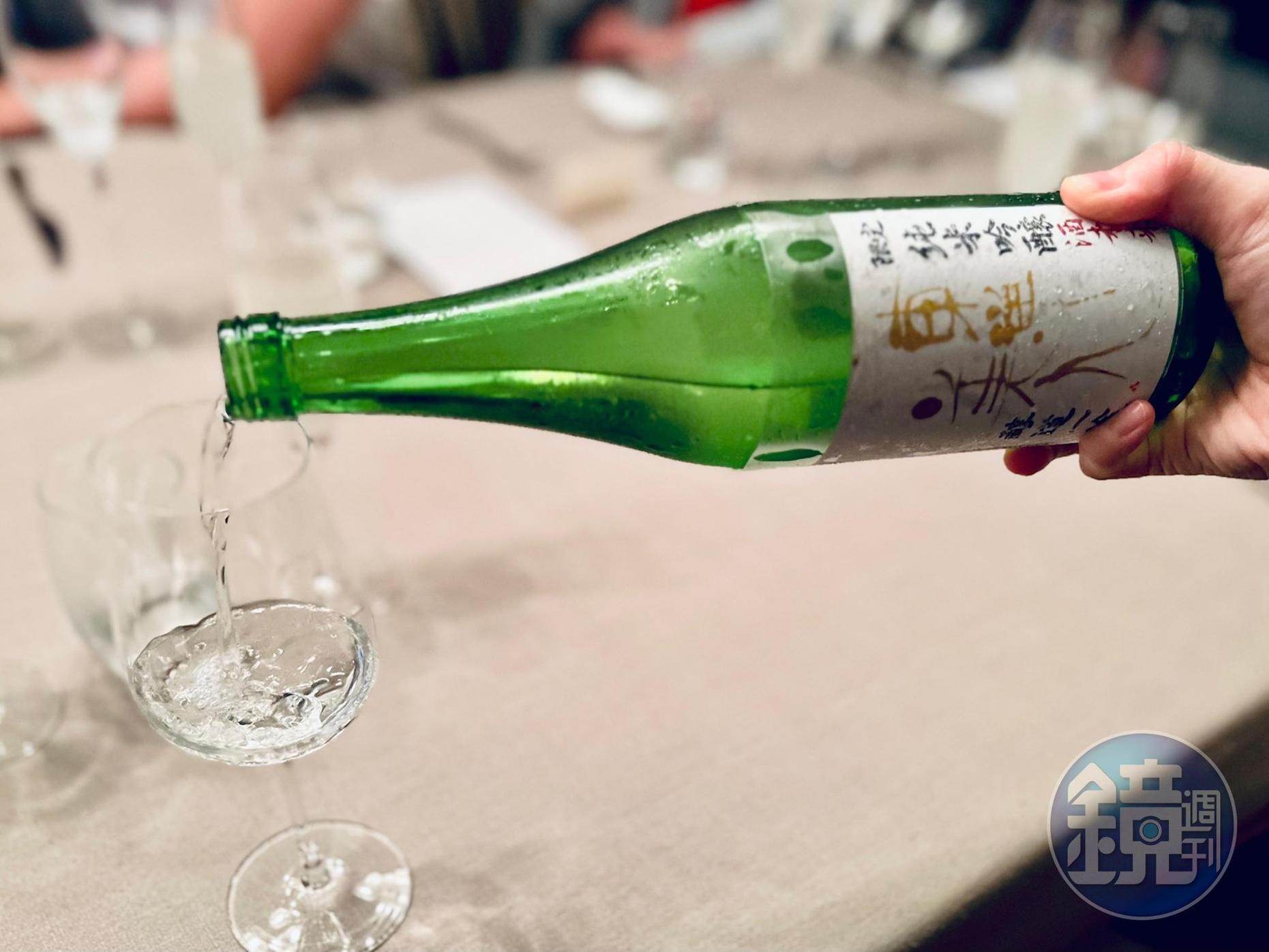 「東洋美人 醇道一途 酒未來 純米吟釀」圓潤溫醇。
