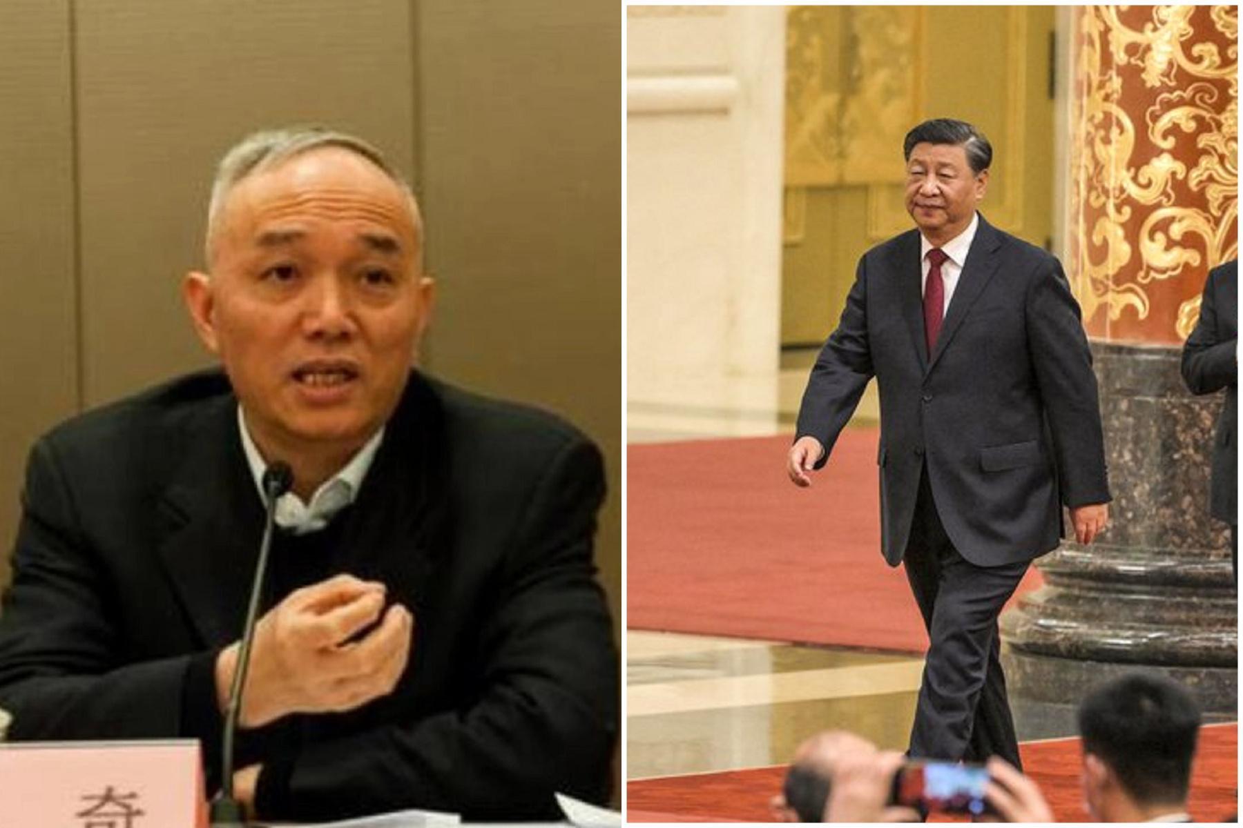 習近平拔擢「清韭菜功臣」蔡奇入核心,他在高雄有二舅!最愛台灣超商。(翻自RFA推特)