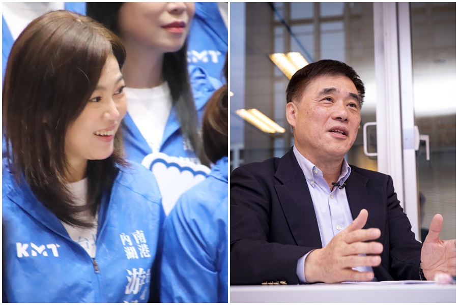 游淑慧遭本刊直擊熱戀三立高層，郝龍斌表示自己早在半年前就知道了。（翻攝自游淑慧臉書、本刊資料照）