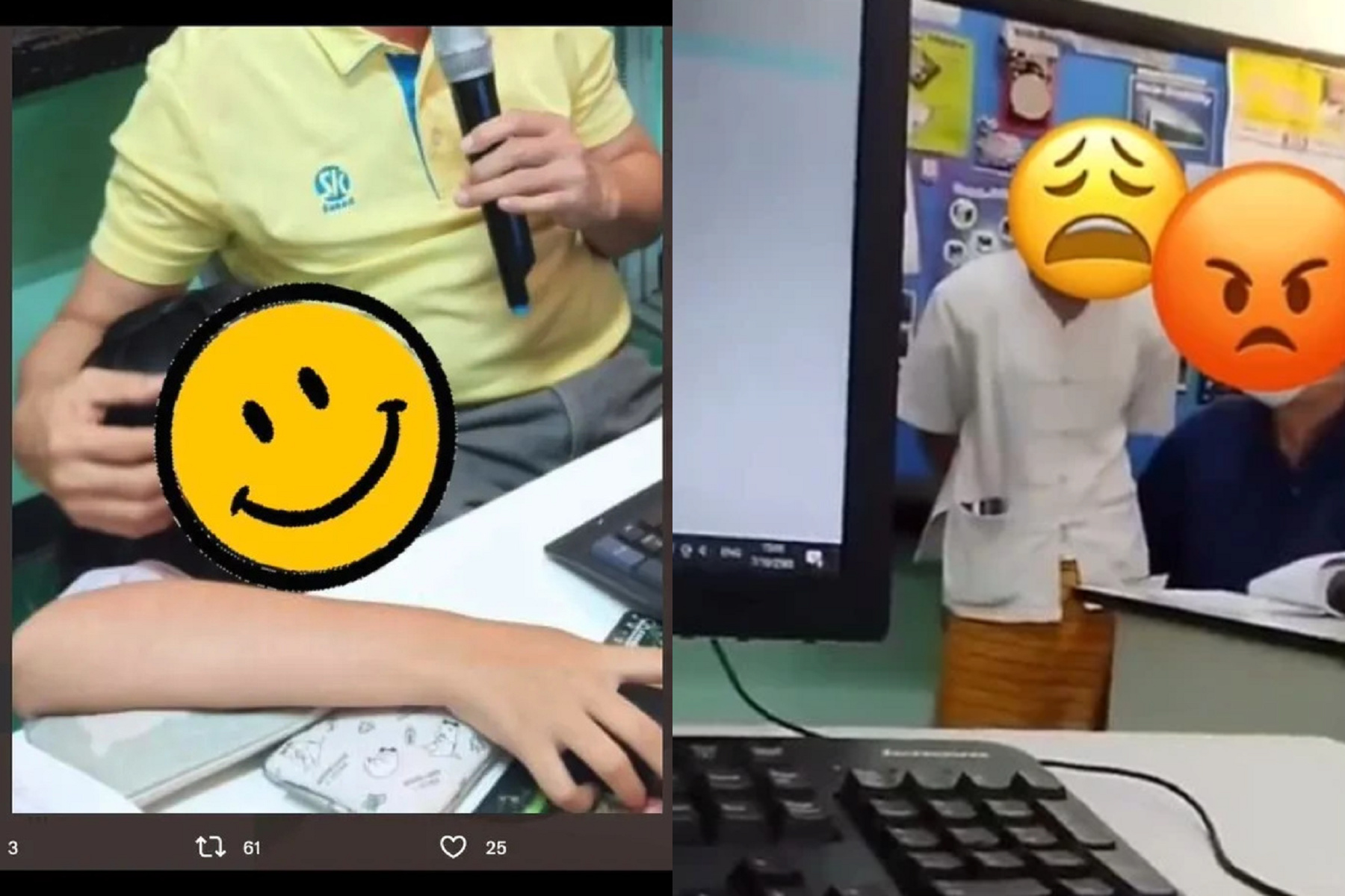 變態老師把女學生當後宮，多名少女遭性騷、逼做猥褻姿勢。（翻自《Sanook》）