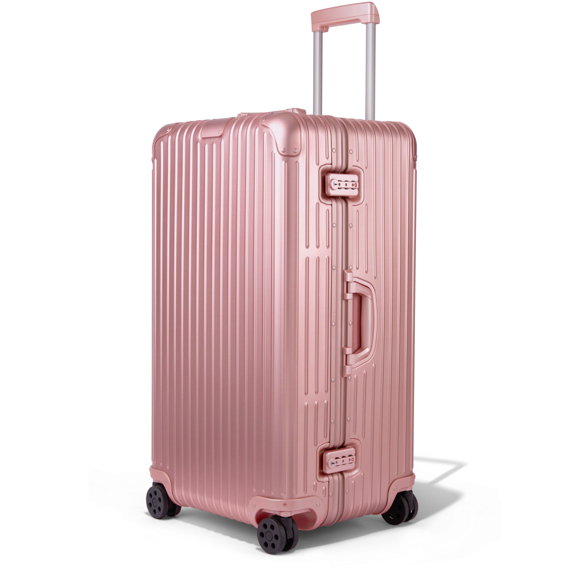 Original Trunk Plus Quartz玫瑰水晶粉色行李箱,NT$69,200。(Rimowa提供)