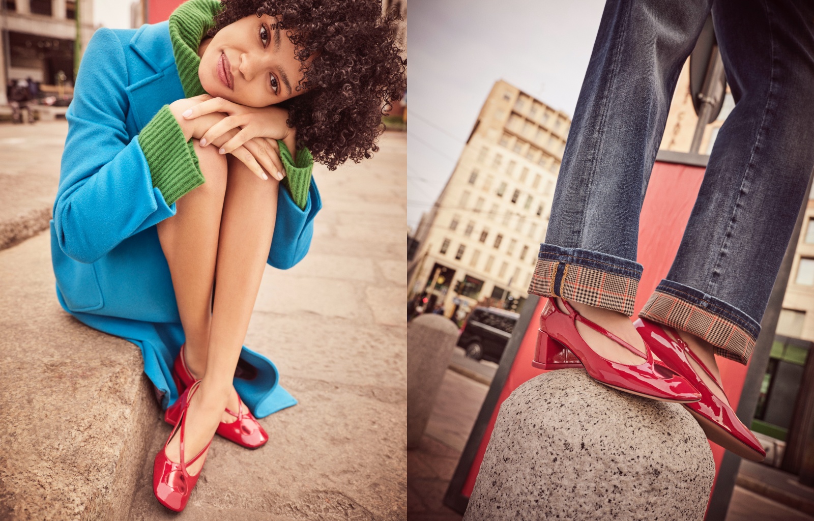 MAX&Co.與義大利鞋履品牌A.Bocca攜手推出聯名系列鞋履。（華敦提供）