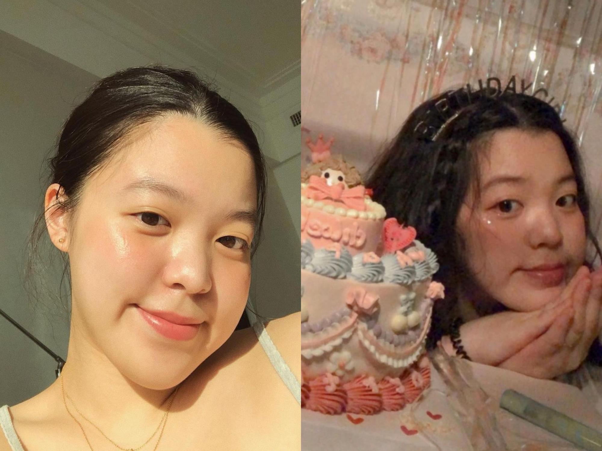 自從鍾鎮濤與前妻章小蕙離婚後,鍾嘉晴就一直跟著鍾鎮濤及范姜住,她將范姜視為自己親媽一般。(翻攝自chloebeebeebee IG)