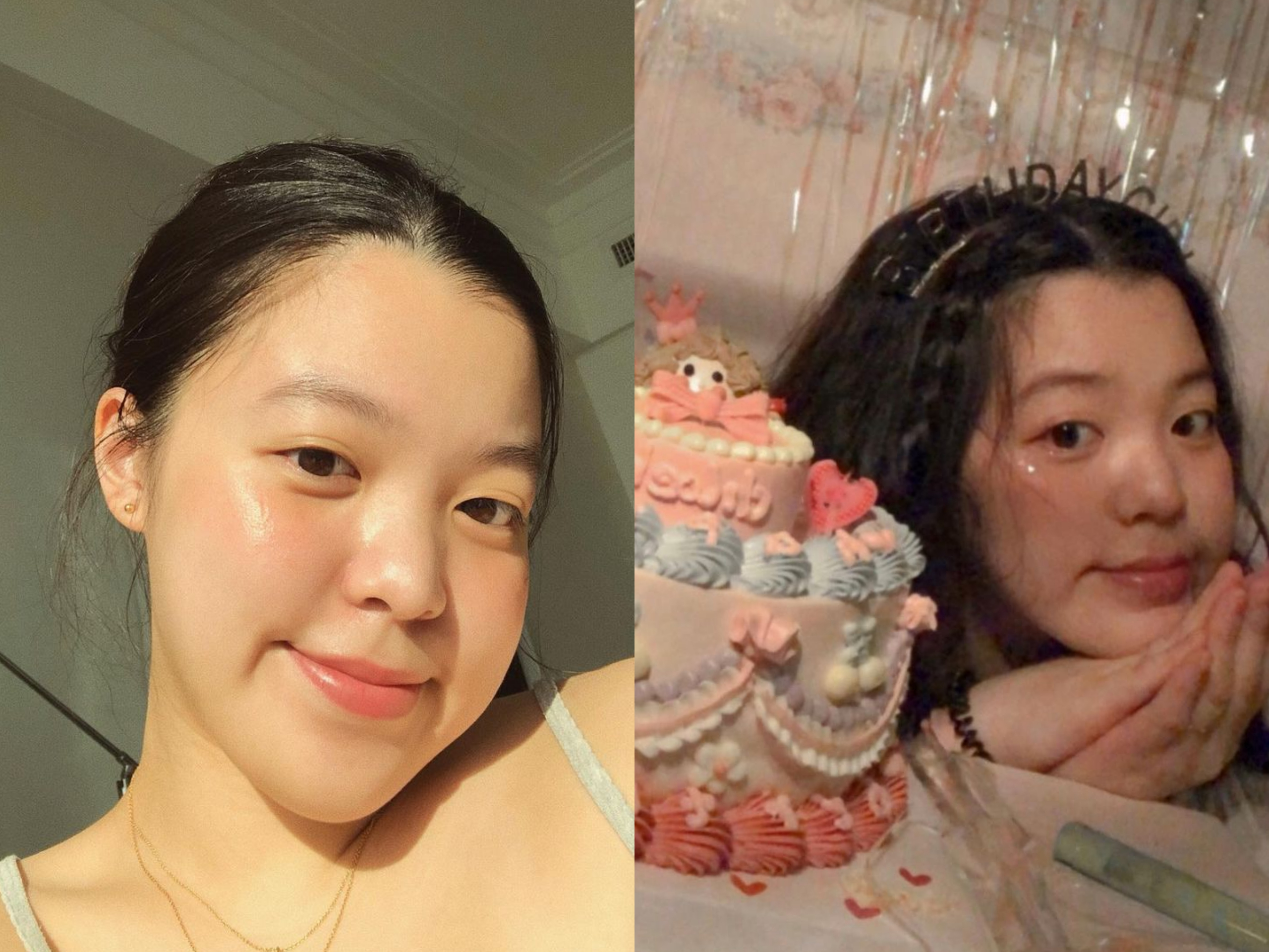 自從鍾鎮濤與前妻章小蕙離婚後,鍾嘉晴就一直跟著鍾鎮濤及范姜住,她將范姜視為自己親媽一般。(翻攝自chloebeebeebee IG)