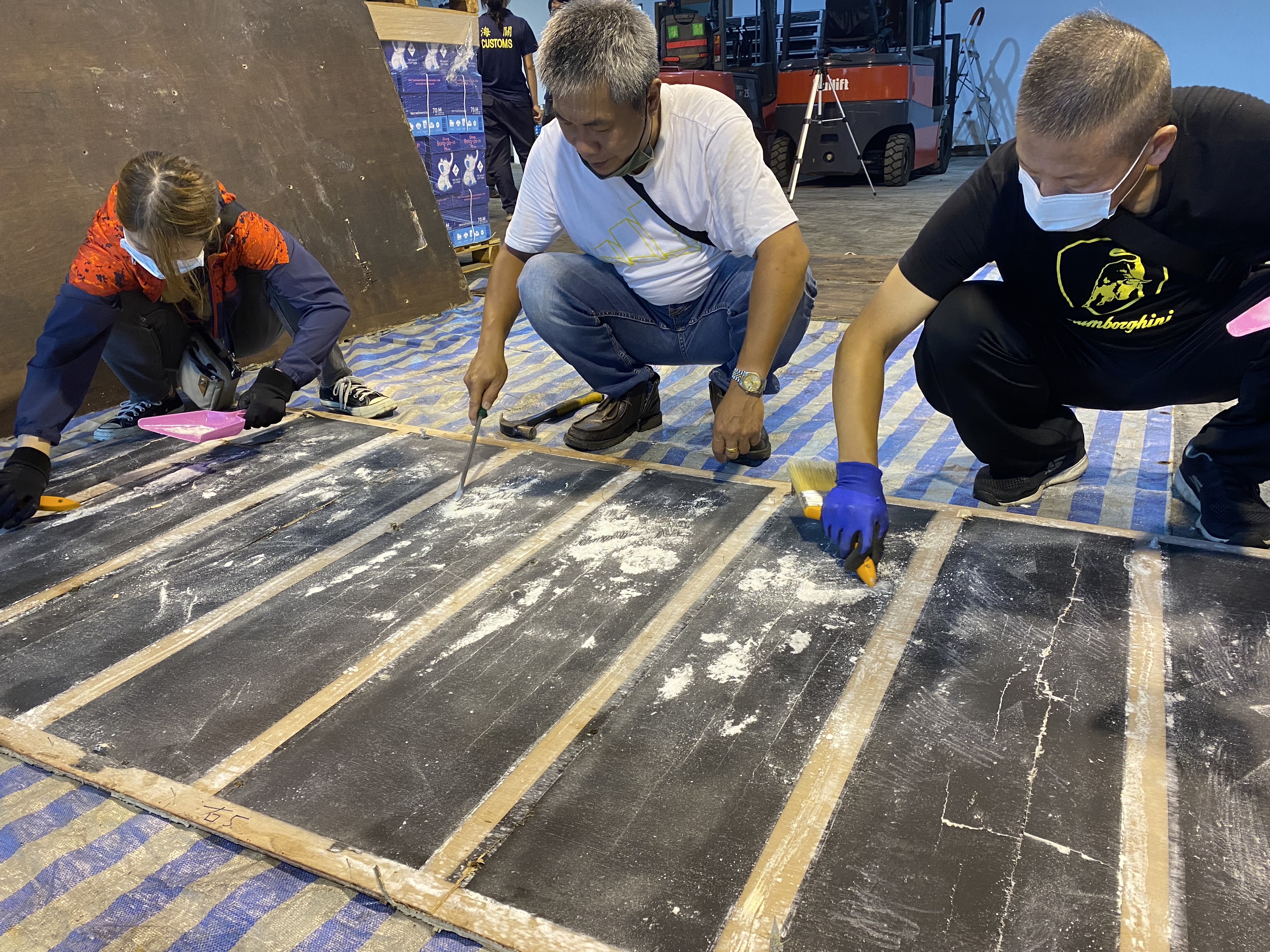 檢警查獲數百公斤毒品。（警方提供）