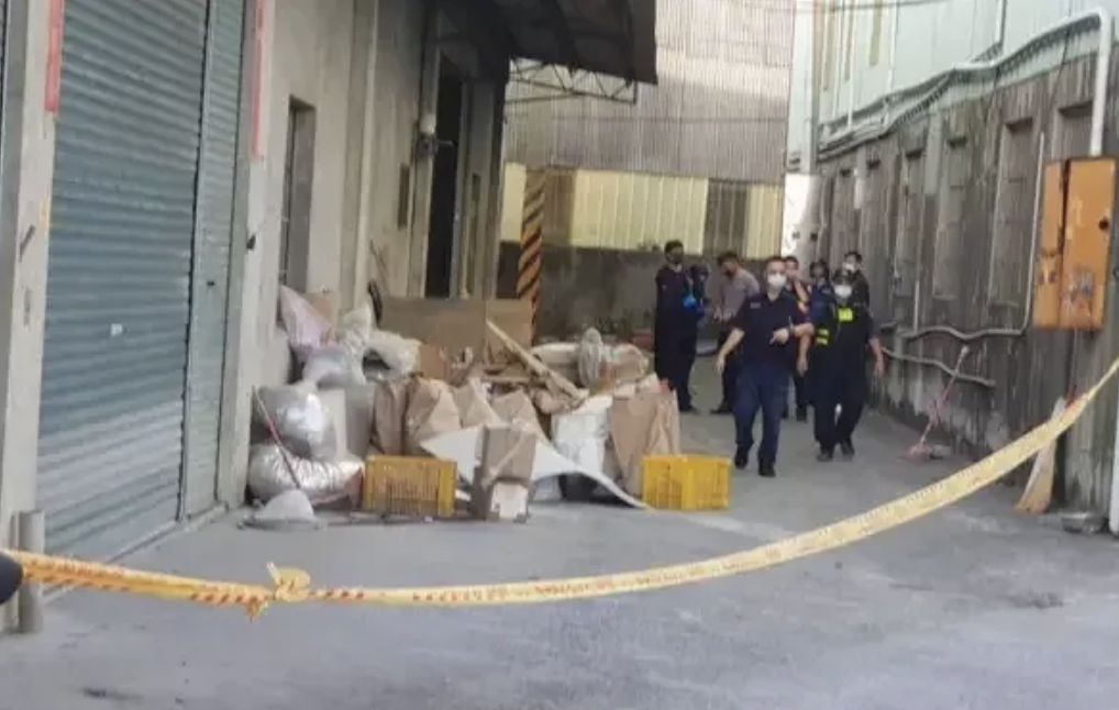 台中神岡一處工廠傳出桶裝屍命案。（翻攝自記者爆料網）