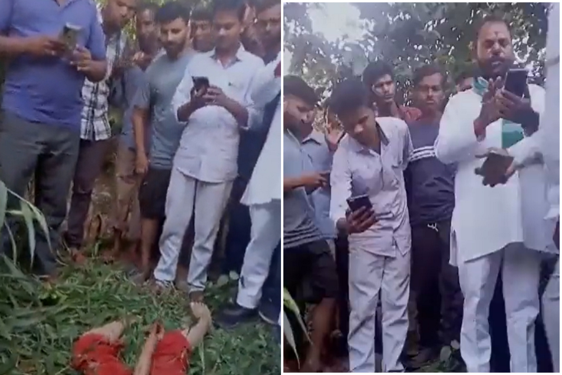 女童遭性侵滿身血求救，拍攝者真的不救！被眾男包圍邪惡視角狂拍。（翻自推特）