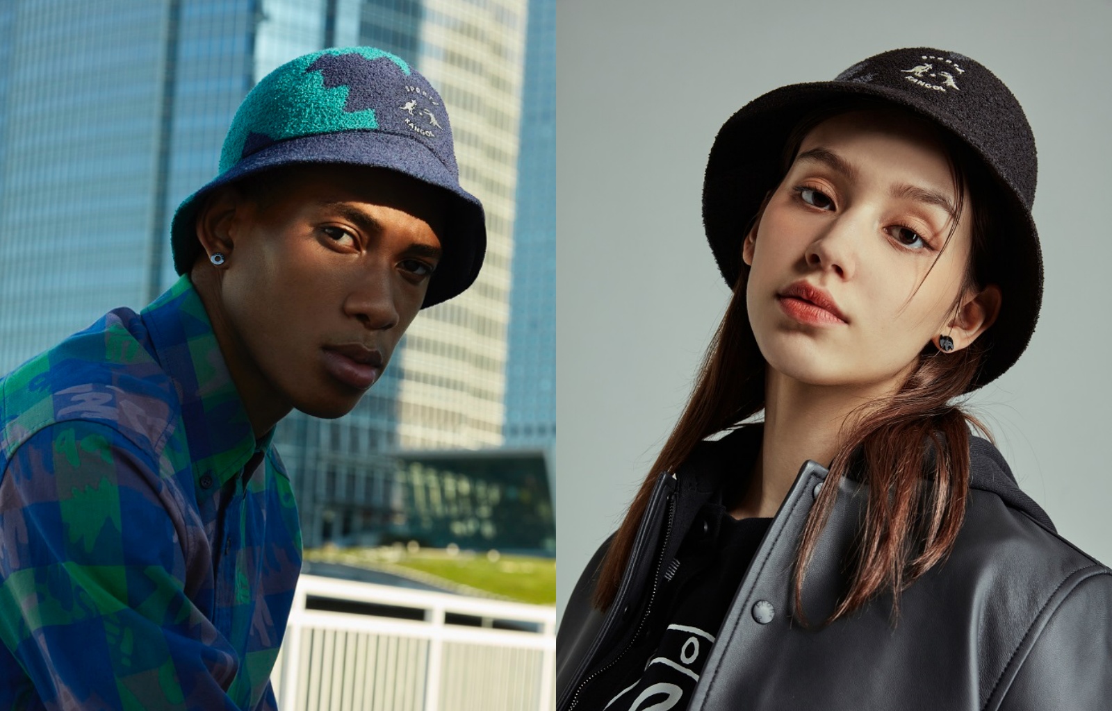 SPORT b. x KANGOL二度攜手，推出聯名系列帽款。（agnès b.提供）