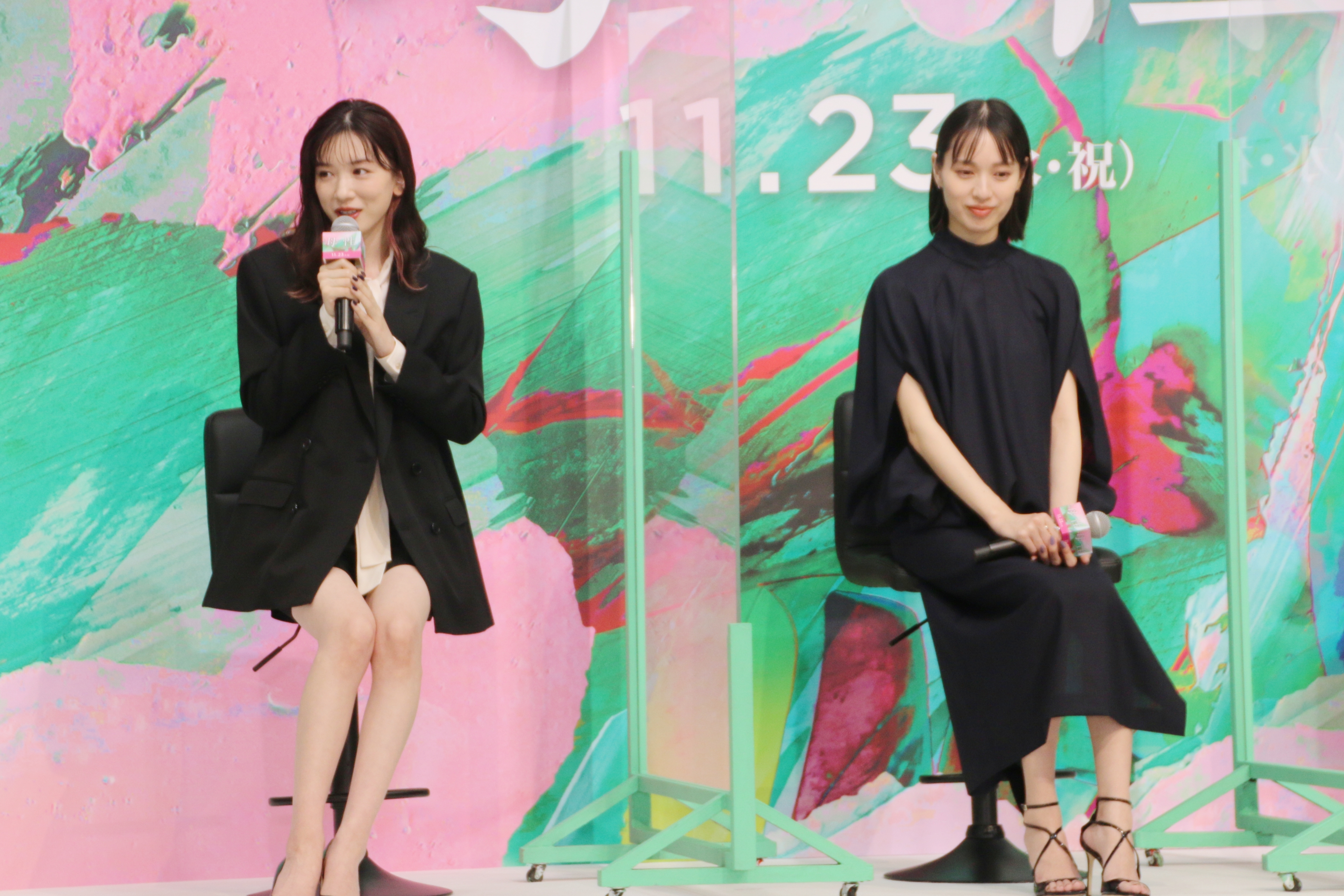 戶田惠梨香（右）與永野芽郁二度合作，在電影《母性》中飾演母女。