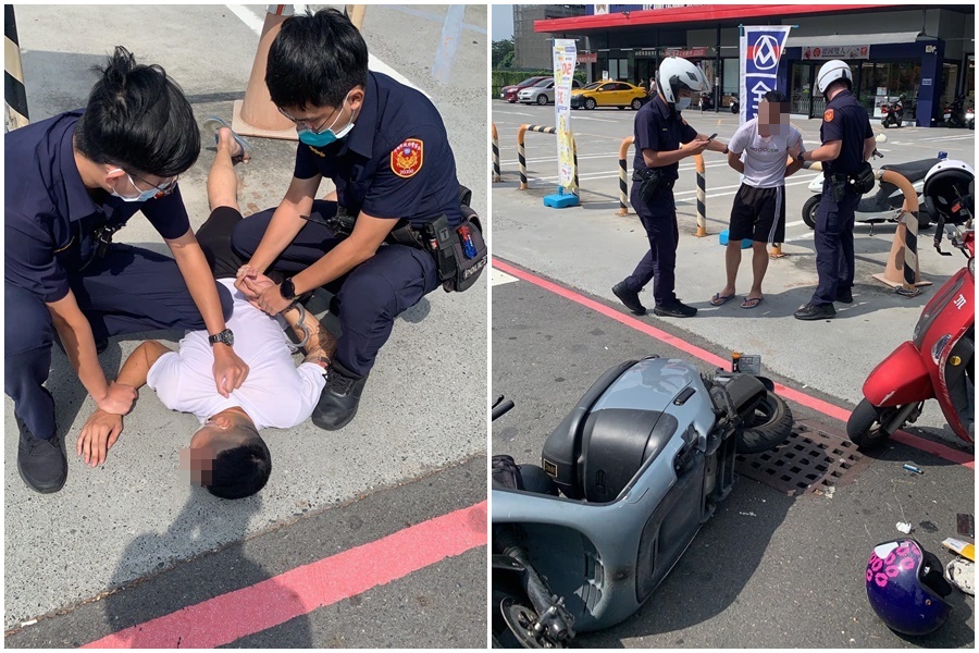 劉姓少年偷Gogoro代步，竟還敢換電池被車主發現。（翻攝自臉書）