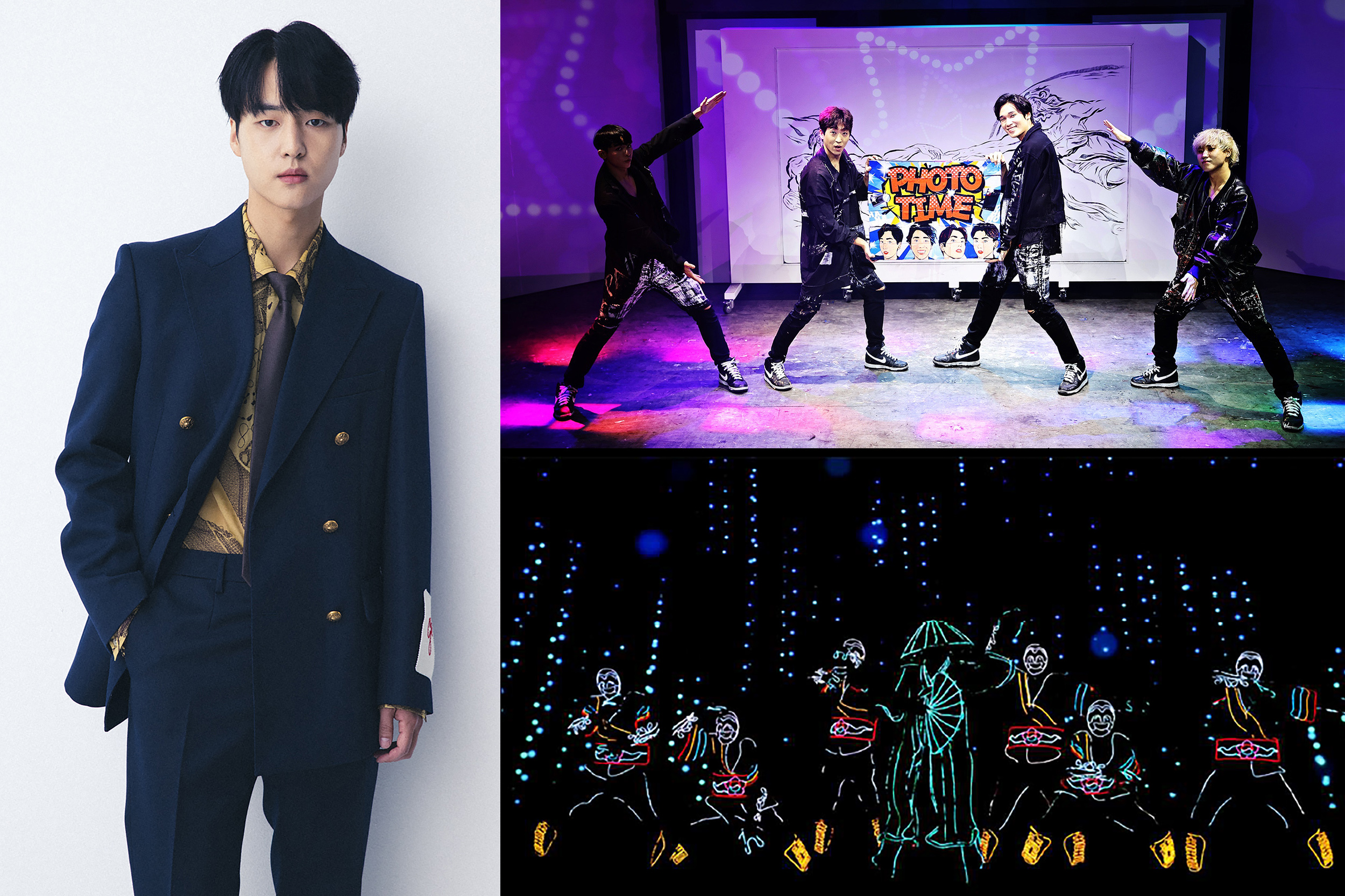 2022 ITF旅展韓國館特別擴大規模，邀請到知名韓流明星梁世宗、新塗鴉秀、CREW等兩組表演團體在韓國館登場演出。（韓國觀光公社提供）